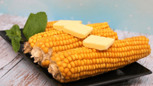 Mazorca de maíz en freidora de aire (1)