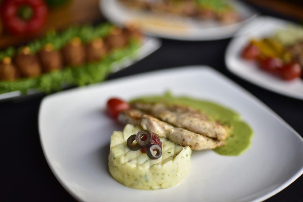 puré de patatas en la freidora de aire