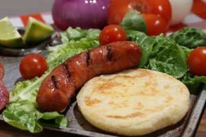 Receta de Salchichas de Chorizo y Verduras al Horno de Aire