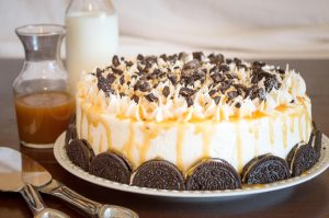 Tarta de queso con Oreo en freidora de aire