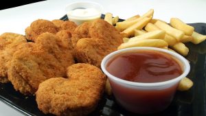 Nuggets de pescado en freidora de aire