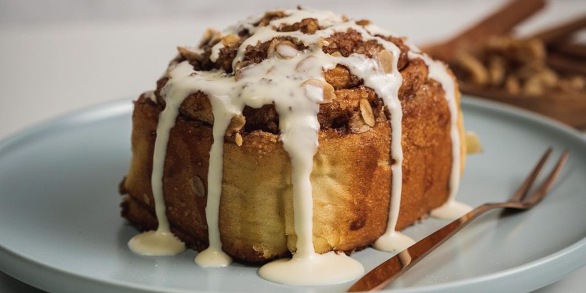 Bizcocho de canela en freidora de aire