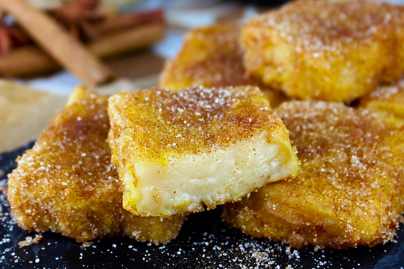 LECHE frita en freidora de aire