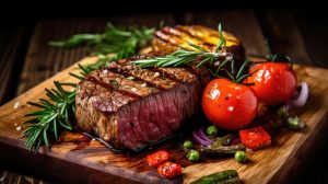 filete de ternera en freidora de aire